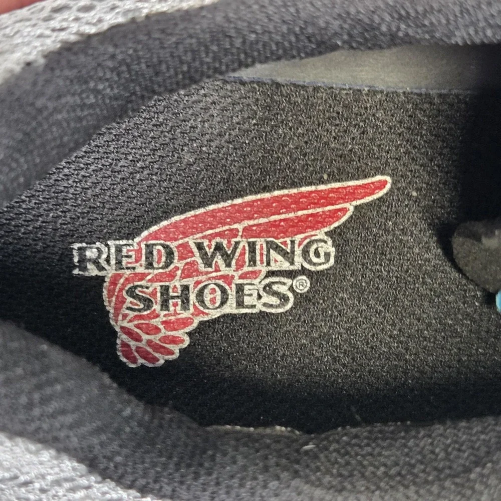 Red Wing Shoes Womens 8 Gray Lightweight Athletic Safety Sneaker Aluminum Toe
